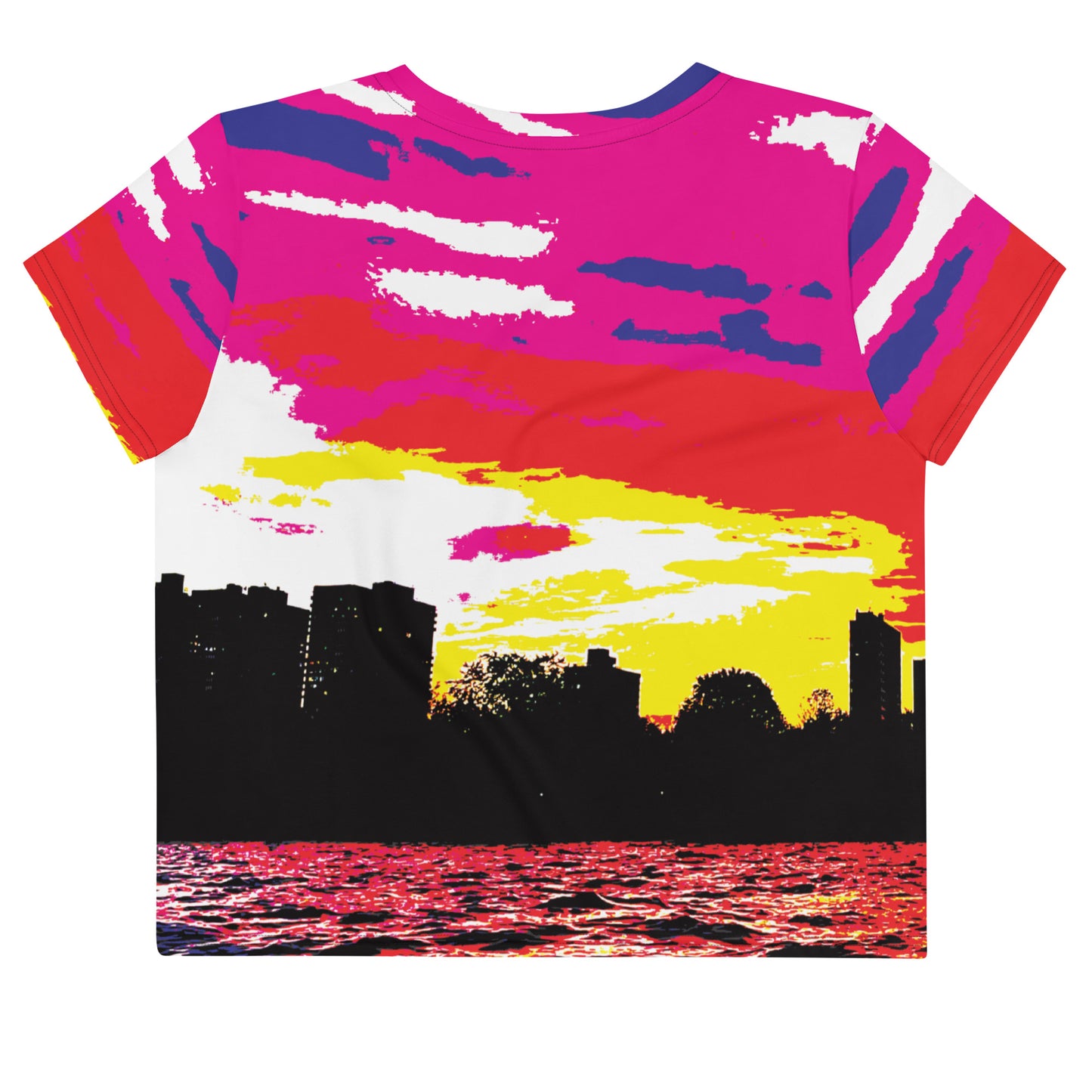Rave Crop Top - Sunset Frequencies