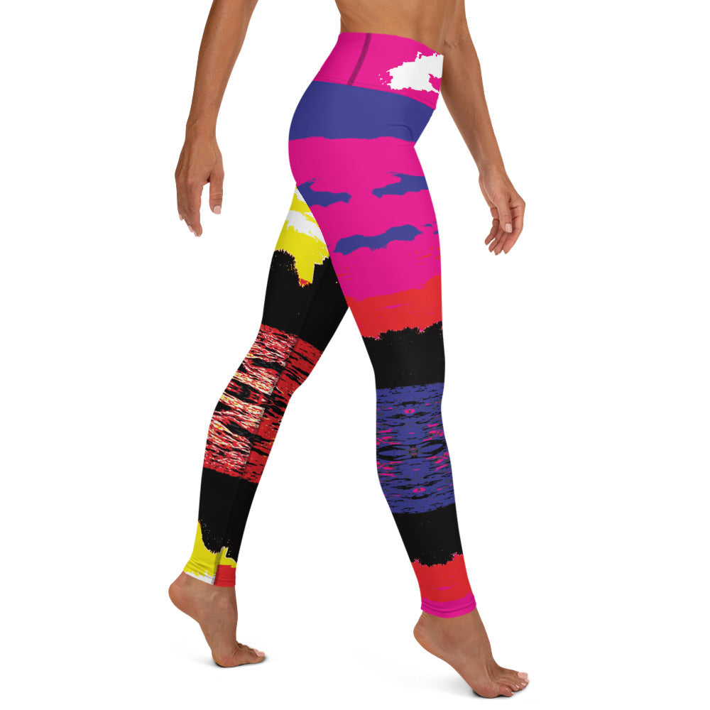 Rave Leggings - Sunset Frequencies