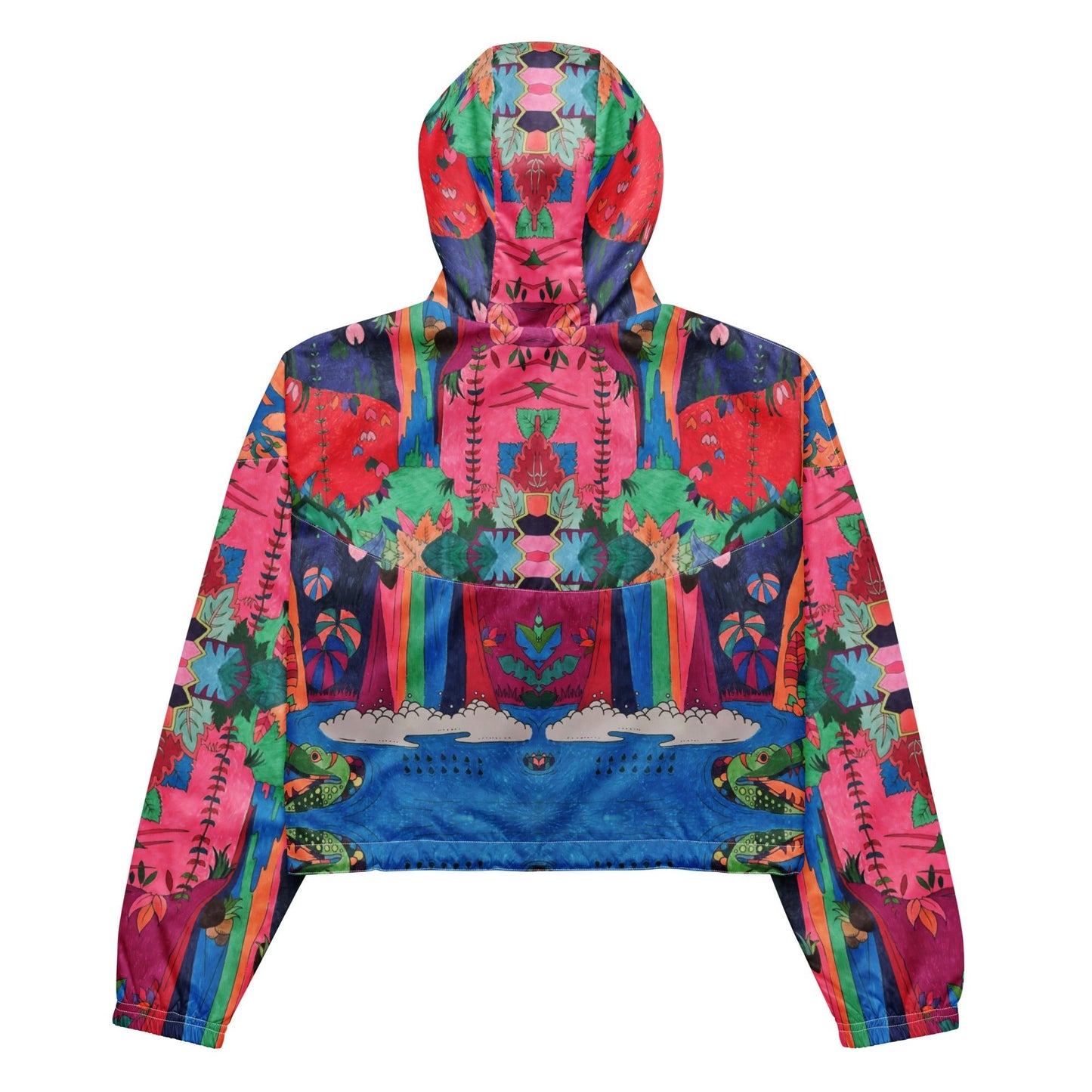Rave Crop Windbreaker - Wonderland - Fundamental Frequency LLC
