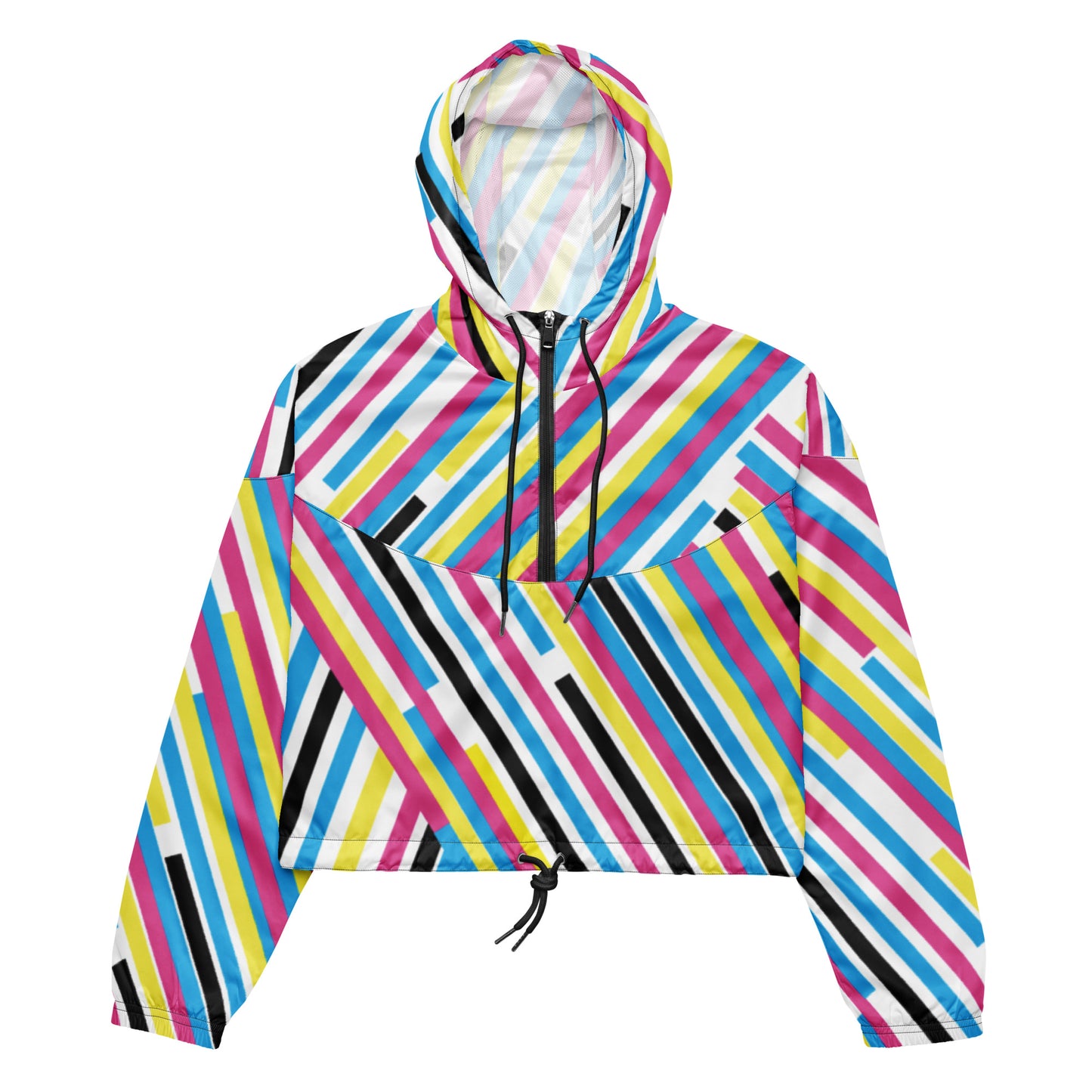 Rave Crop Windbreaker - Lasers