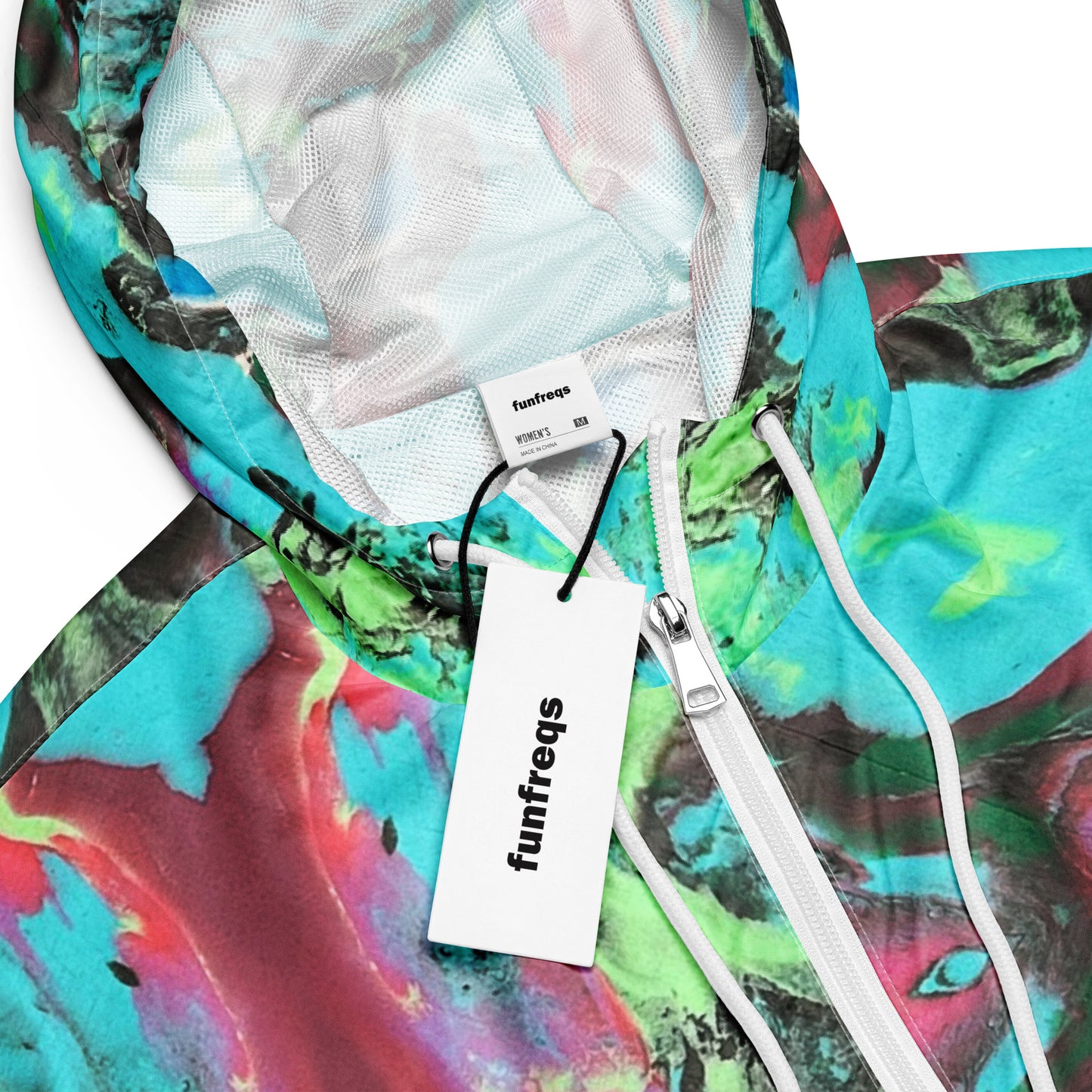 Rave Crop Windbreaker - Mushroom Tea