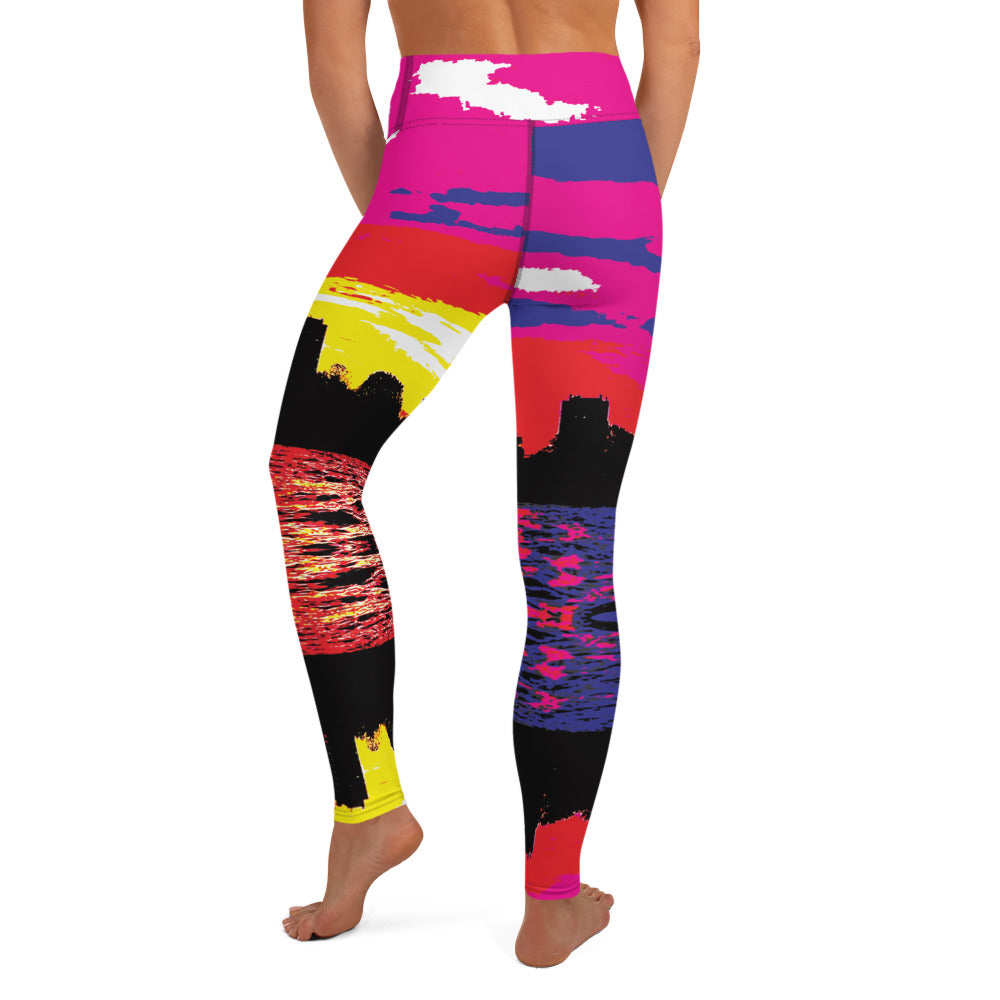 Rave Leggings - Sunset Frequencies