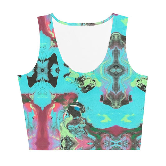 Rave Crop Tank - Mushroom Tea - Fundamental Frequency LLC